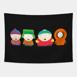 South Park Characters Stan Kyle Cartman Kenny Tapestry