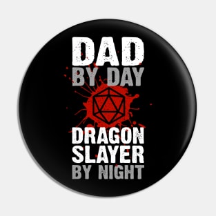 Dad Dragon Slayer Pin