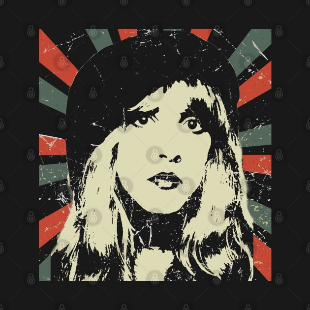 Stevie Nicks || Vintage Art Design || Exclusive Art by Setipixel