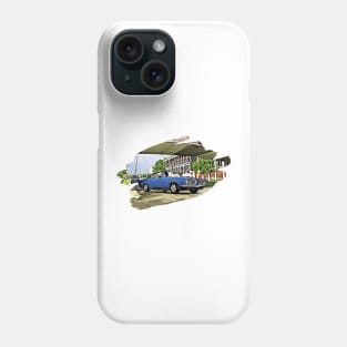 Plymouth Barracuda Detroit Print Phone Case