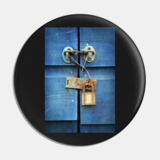 Lock Blues Pin