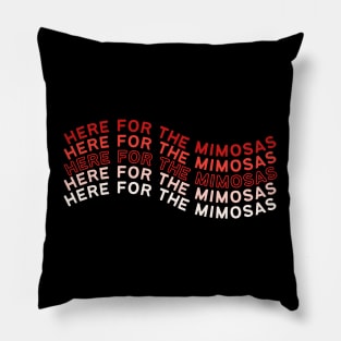 Here for the Mimosas Pillow