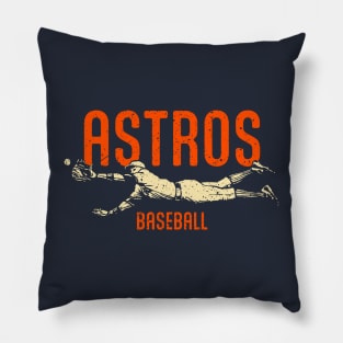 Astros Vintage Catch Pillow