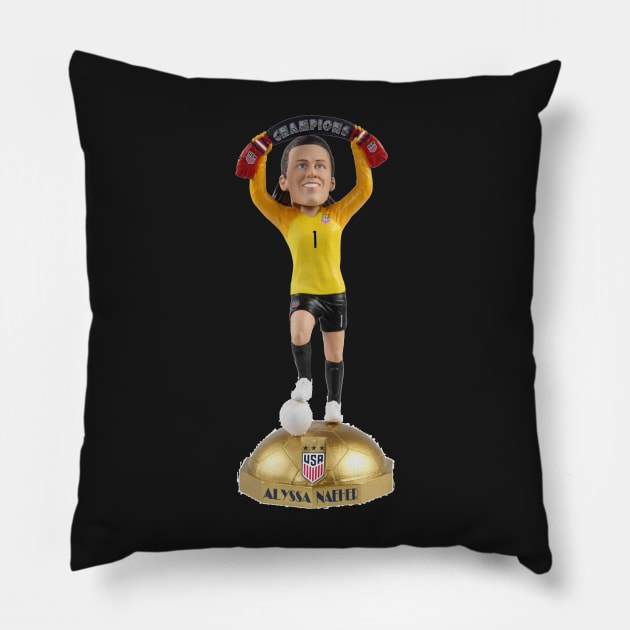 alyssa naeher usa soccer shirt Pillow by Tee Shop