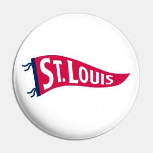 St Louis Pennant - White Pin