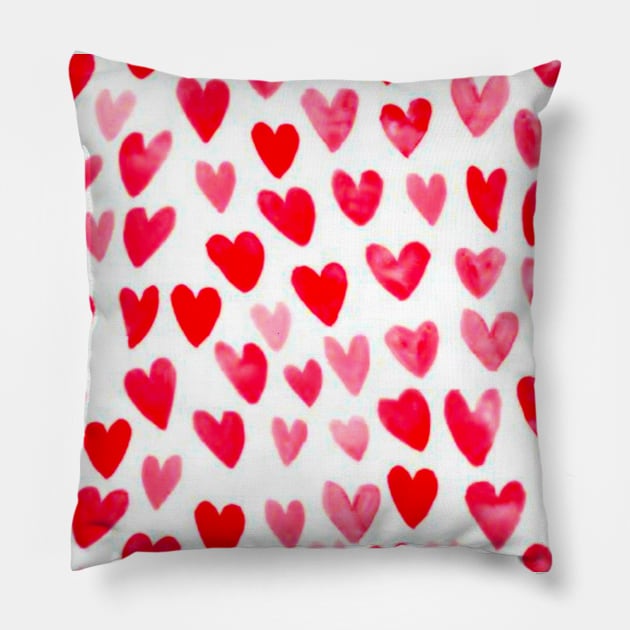 Valentines day Pillow by Dog and cat lover