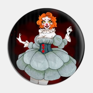 Cute horror clown girl Pin