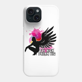 Angel Fly High Dream Big Phone Case