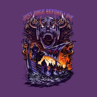 Minnesota Vikings Fans - Just Once Before I Die: Inferno Battle T-Shirt