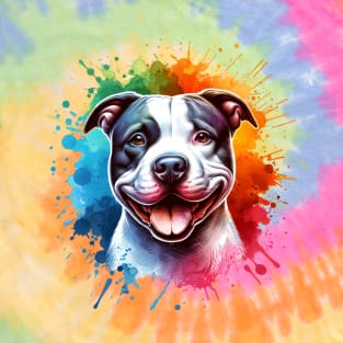 Pitbull American Staffordshire Terrier Bully Dog Artwork T-Shirt