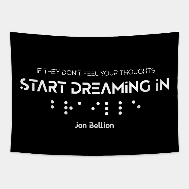 Dreaming in Braille Tapestry by usernate