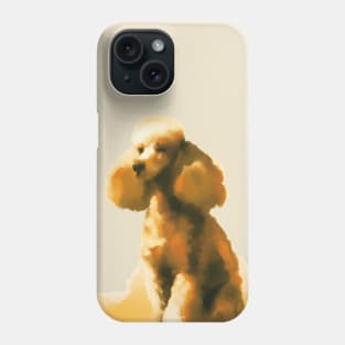 Poodle Watercolor - Gift For Dog Lovers Phone Case