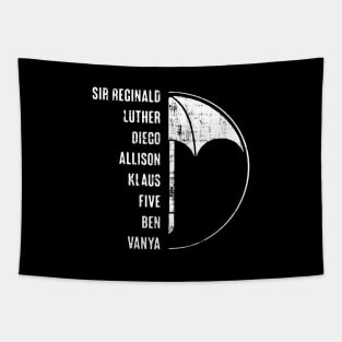 Umbrella Academy Family Logo Names Tapestry