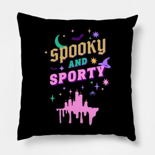 Spooky and Sporty - Light Mode | Gym Goth Pillow