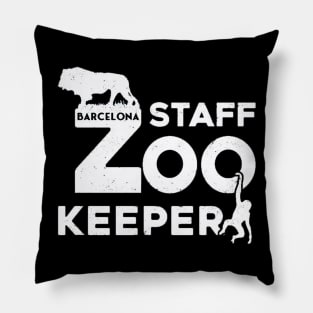 barcelona staff zoo keeper Pillow