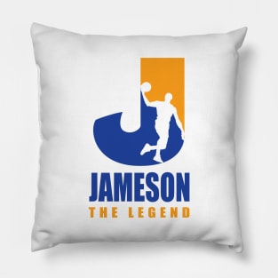 Jameson Custom Player Basketball Your Name The Legend Pillow