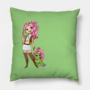 Mimi & Palmon Pillow