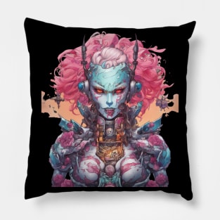 Evil Sadistic Alien Robot Pillow