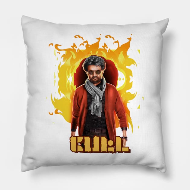 THALAIVAR RAJINI Pillow by teespotfashions