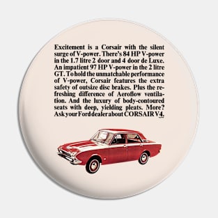 FORD CORSAIR - advert Pin