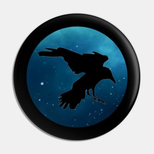 Crow Moon Pin