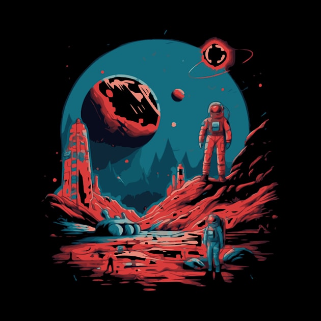 Journey to the moon, Sci Fi by Pixy Official