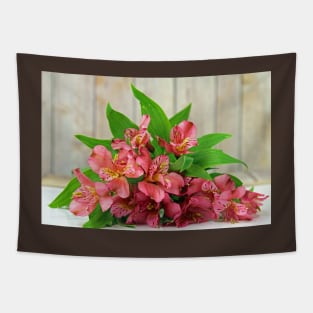 A bunch of pink Alstroemria Lilly Tapestry