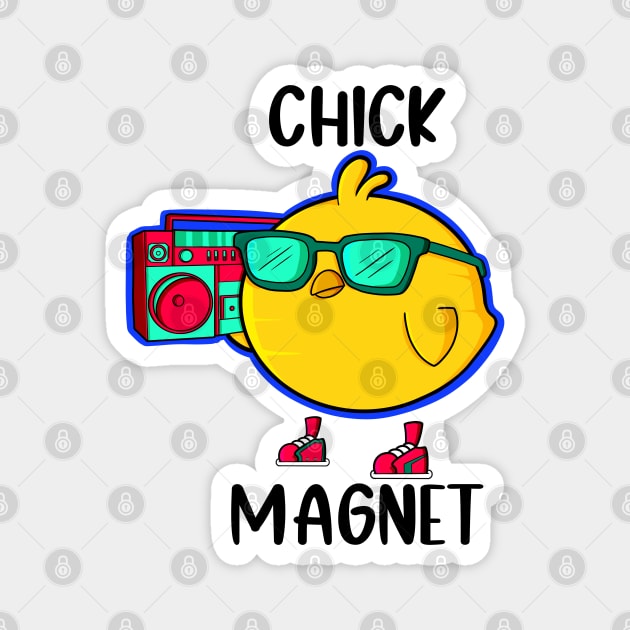 Chick Magnet Magnet by Art by Nabes