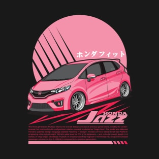 Honda Fit GK5 Pink T-Shirt