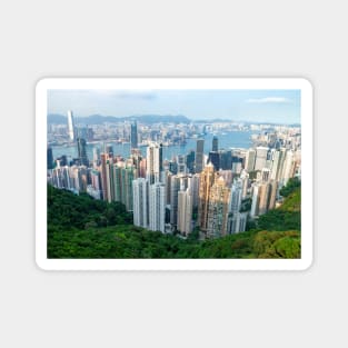 Hong Kong Skyline from Victoria Peak Magnet