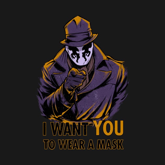 I Want YOU to Wear a Mask by hafaell