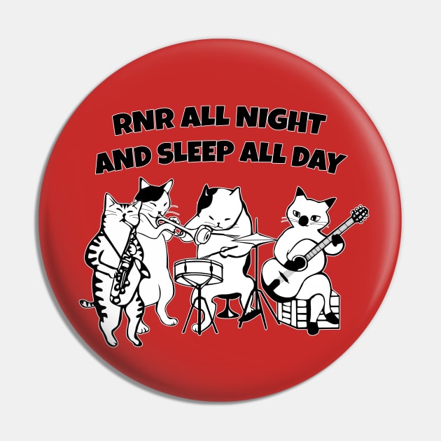 RnR all night Pin by Kingrocker Clothing