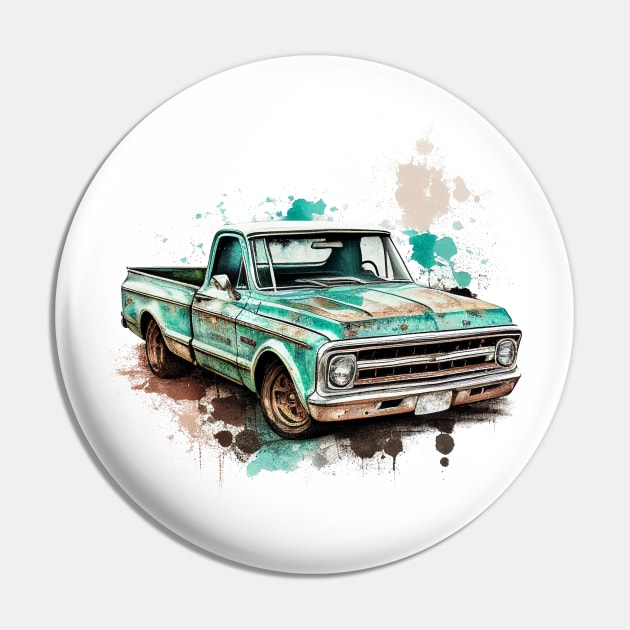 Chevy C10 Pin by Mixtgifts