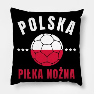 Poland Football Ball Pillow