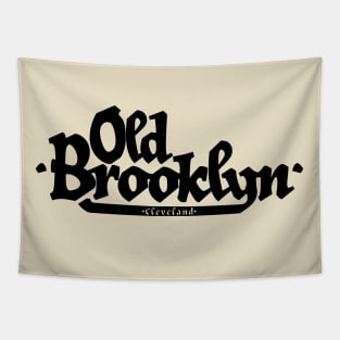 Old Brooklyn Black Tapestry