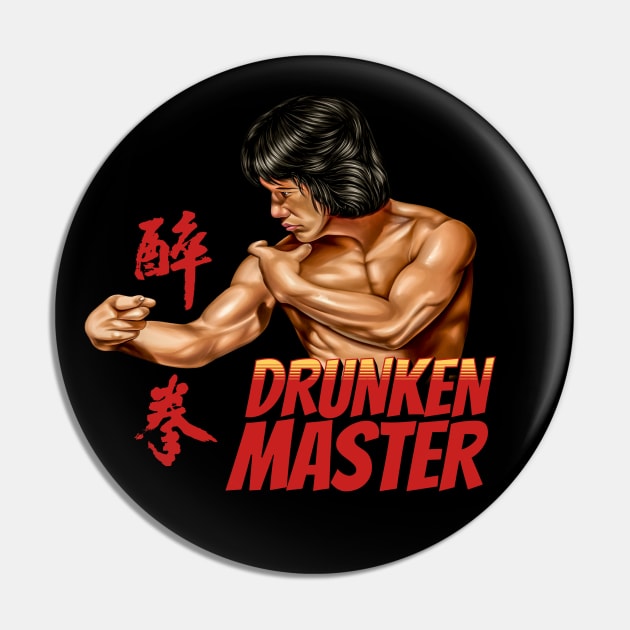 Drunken Master Pin by Genbu