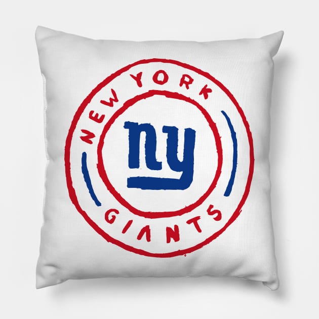 New York Giaaaants 05 Pillow by Very Simple Graph