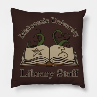 Cthulhu Tee - Miskatonic Library Staff Pillow