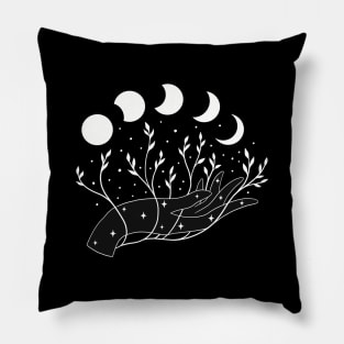 Moonlight in Your Hands Pillow