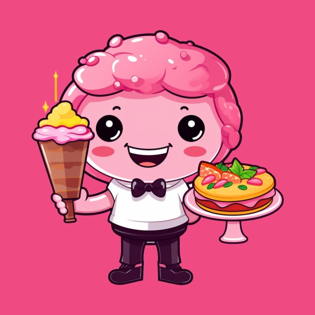 kawaii Ice cream  T-Shirt cute Candy food gilrl by nonagobich