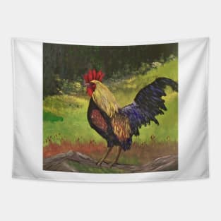 Proud Rooster Tapestry