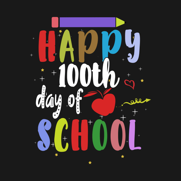 Happy 100th Day of School Teacher Student by ht4everr