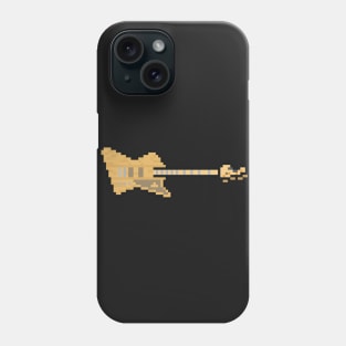 Pixel Jamming Bass Guitar Phone Case