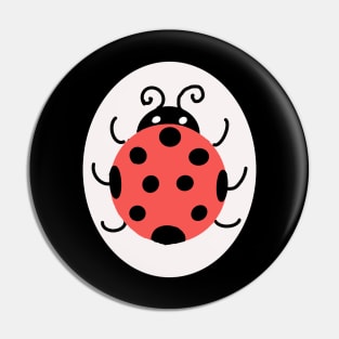 Bold and Bright Ladybug Pin