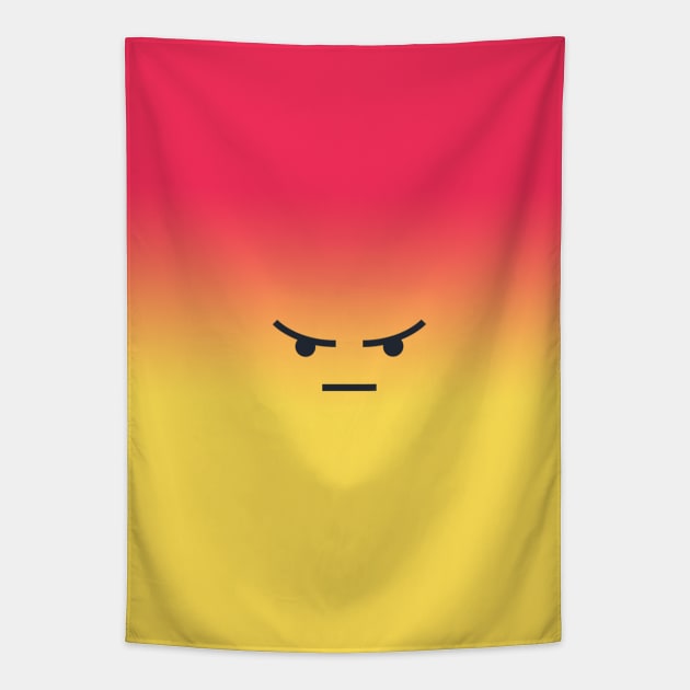 ANGRY REACT Tapestry by Jijarugen