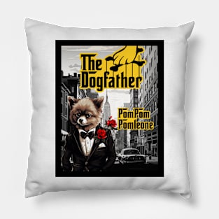 The Dogfather: PomPom Pomleone Pillow