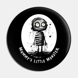 Mummys Little Monster Halloween Trick Or Trick Pin