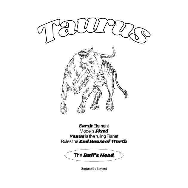 Taurus Zodiac Design by bybeyond