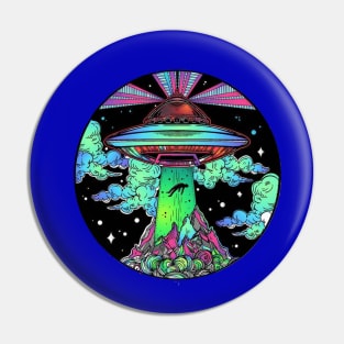 Ufo Attack Pin