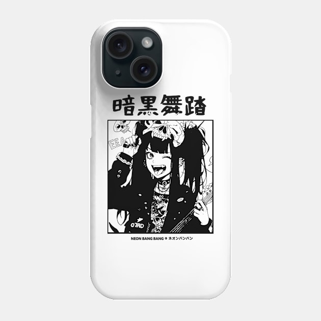 Goth Grunge Anime Girl Manga Aesthetic Japanese Streetwear Phone Case by Neon Bang Bang